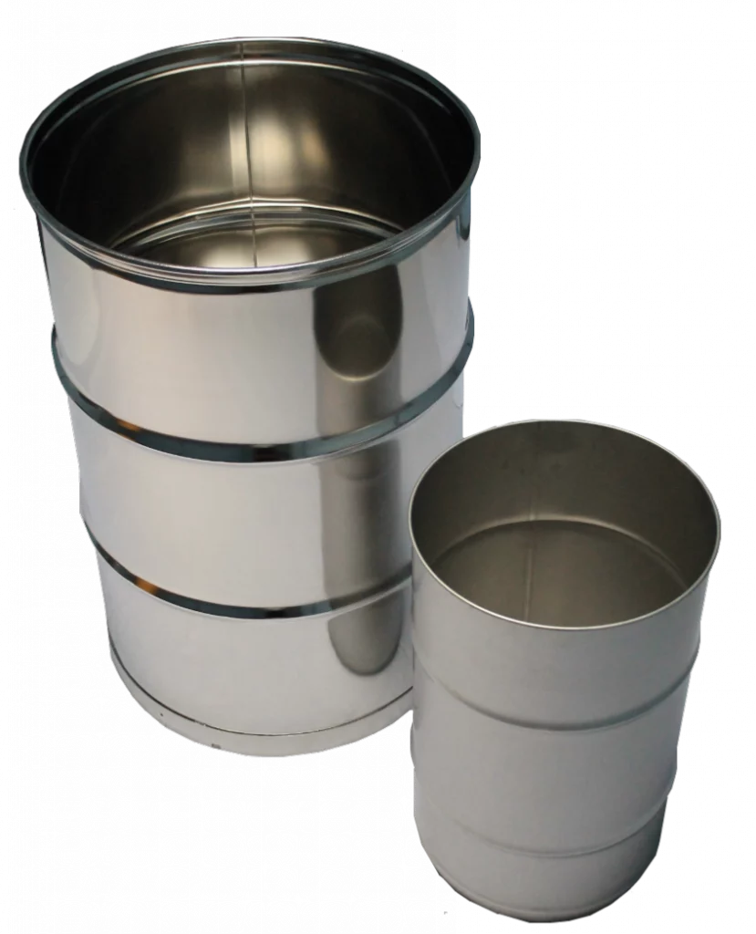 FÛT EN ACIER INOXYDABLE 316L - OUVERTURE TOTALE