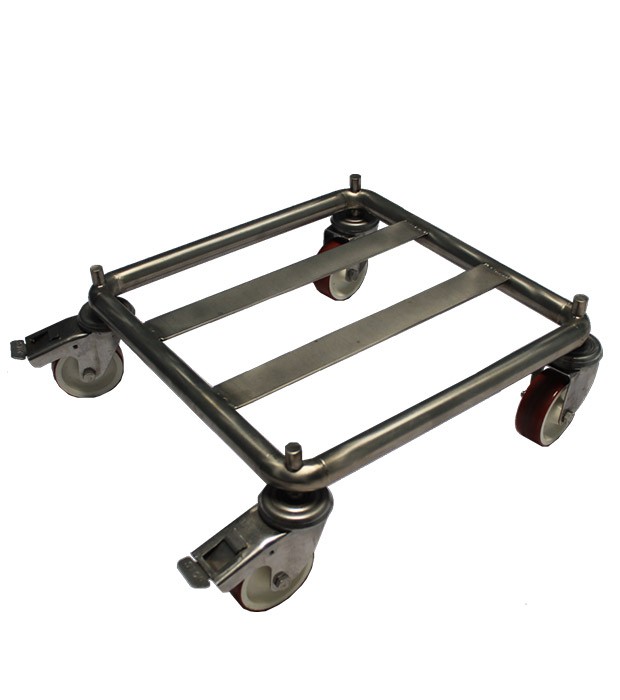 Charriot Inox pour touques, conqes, futs